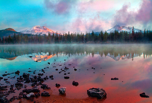 Watercolor Mountains