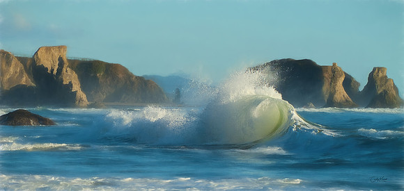 Bandon and Crashing Wave